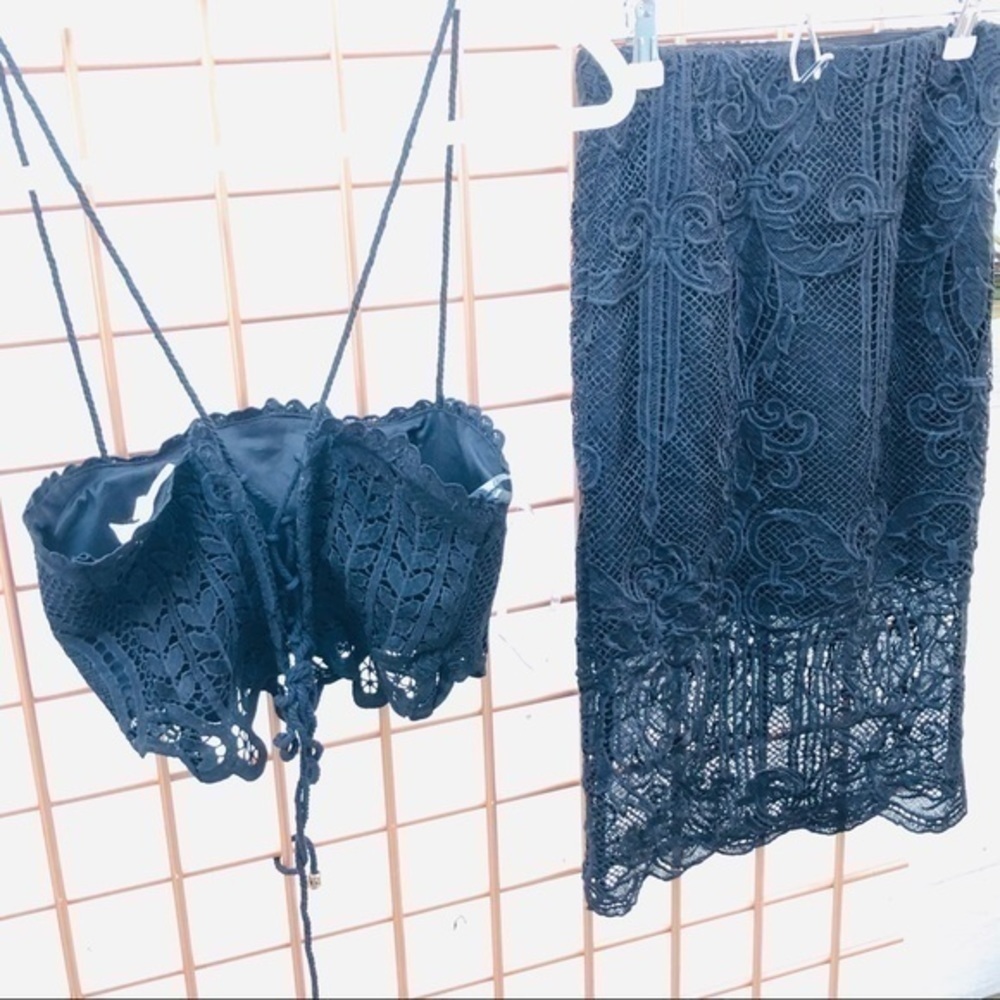 Two piece lace set - crop top and midi ski… - Picture 5 of 7